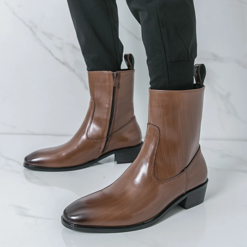 Men'S Fashion News - Bottines classiques confortables Botas mode hommes