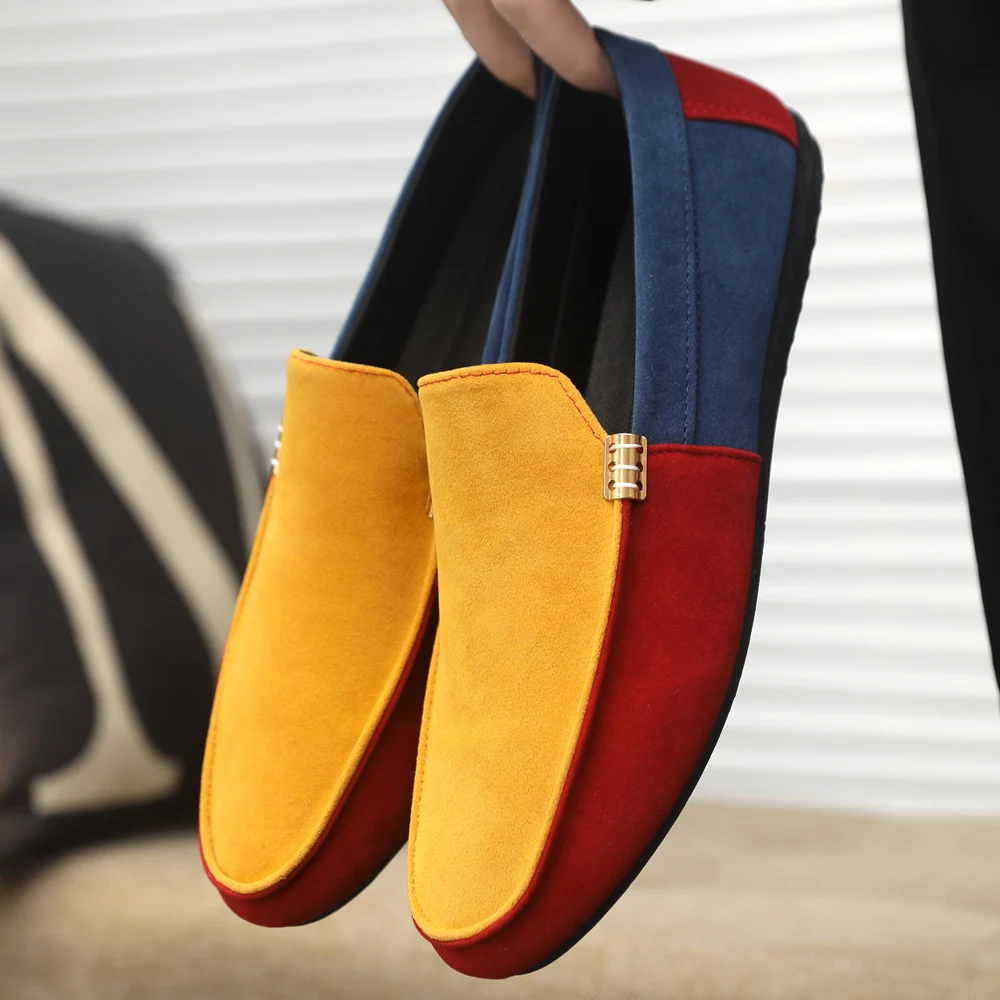 Mens Fashion Trainers - Mocassins pour hommes, chaussures décontractées respirantes,