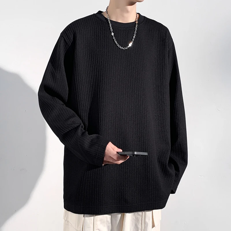 Men'S Fashion T Shirts - T-shirt à manches longues pour homme,