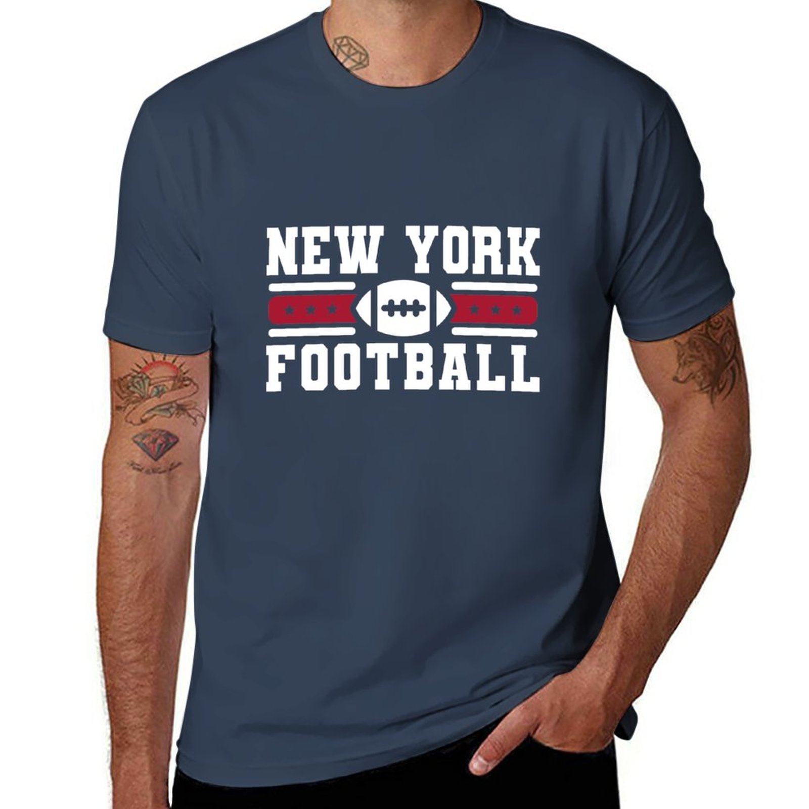 Men'S Fashion New York - T-Shirt de dehors Vintage de l'Équipe