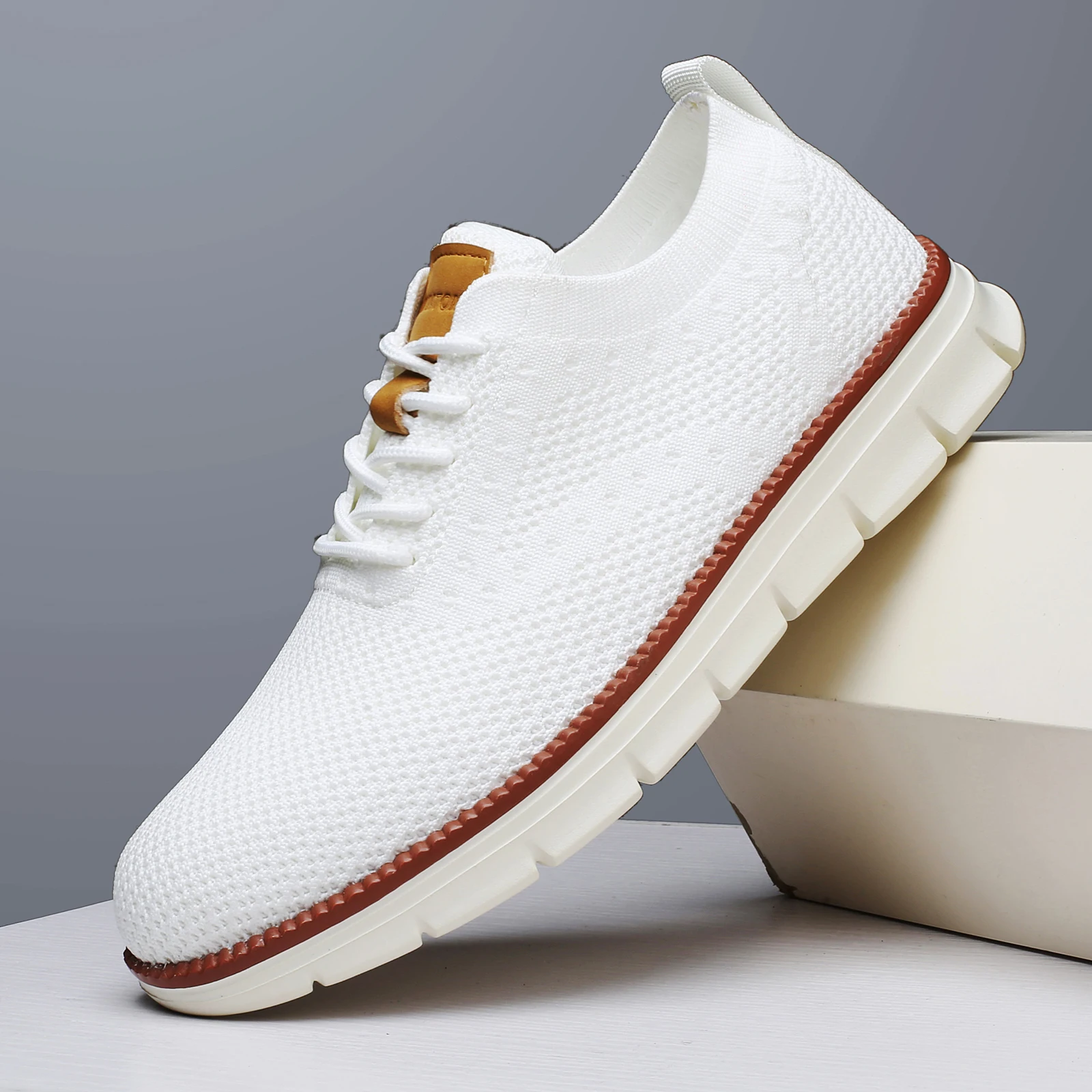 Mens Fashion Trainers - Chaussures décontractées pour hommes, Oxfords élégantes,
