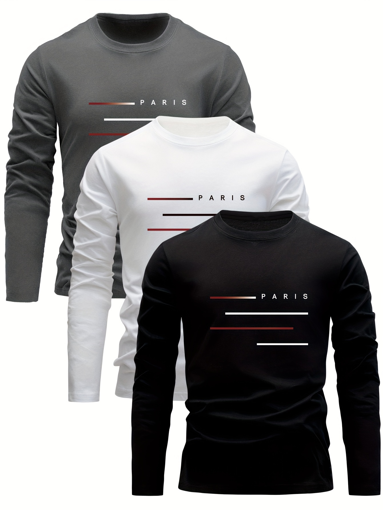Men'S Fashion T Shirts - T-shirt décontracté polyvalent pour homme, 100