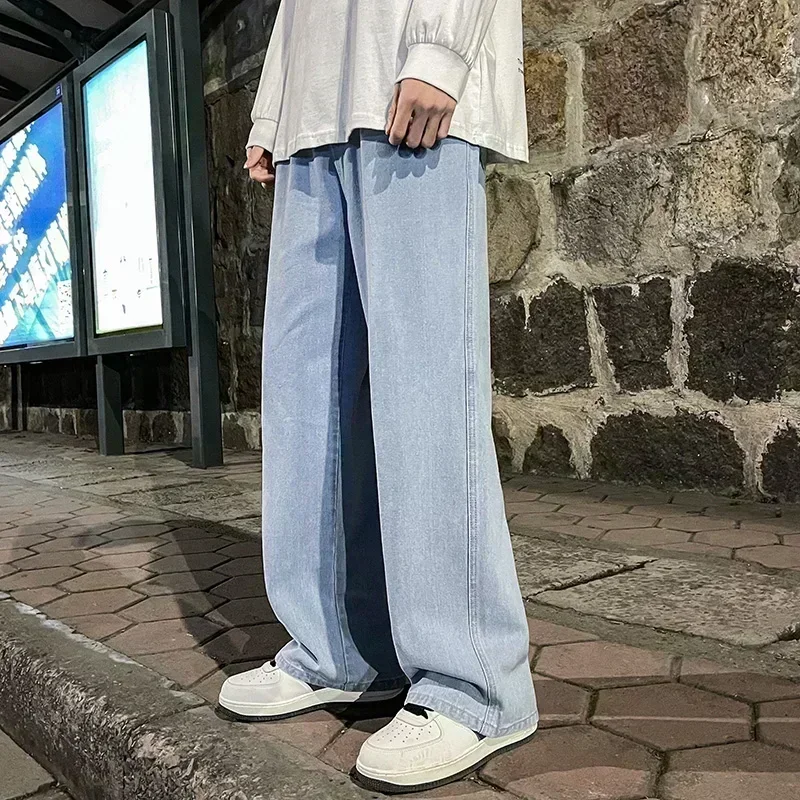 Jeans amples décontractés pour - Men'S Fashion Grey Jeans avis et prix