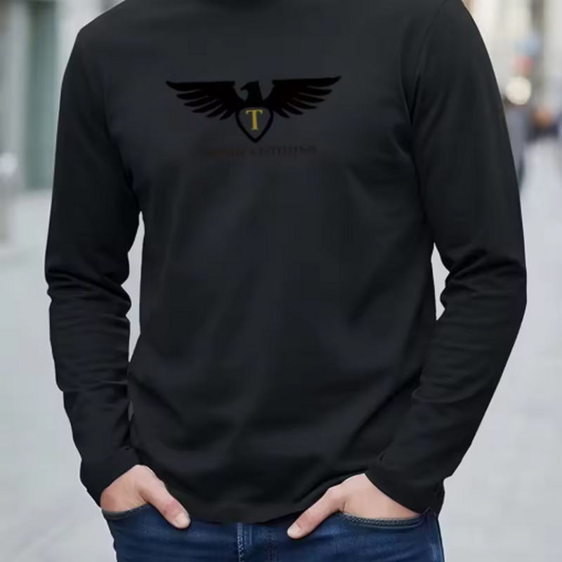 Nouveau T-shirt à manches long - Men'S Fashion T Shirts avis et prix